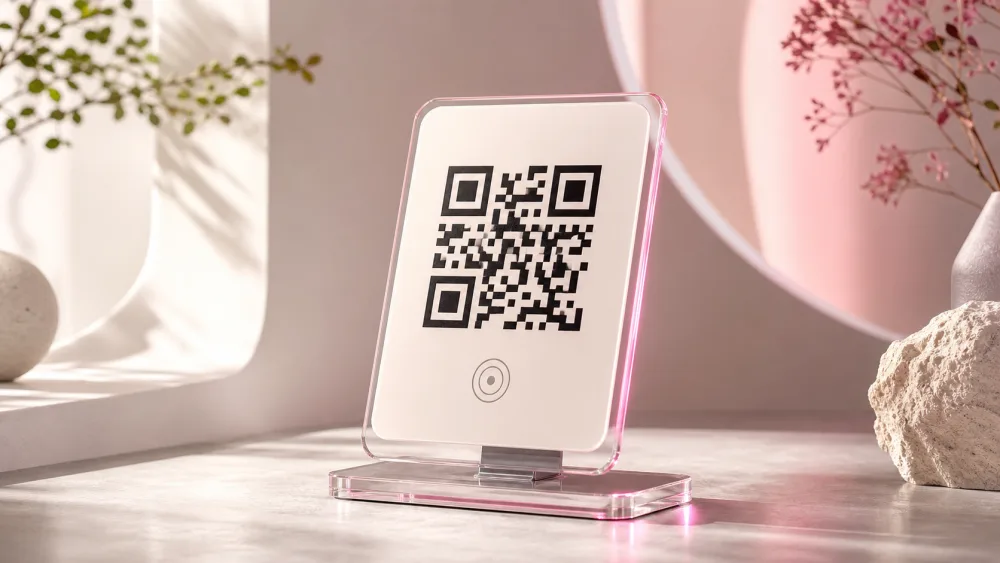 ภาพตัวอย่างป้าย QR Codeจากณัฐดีไซน์ตาก