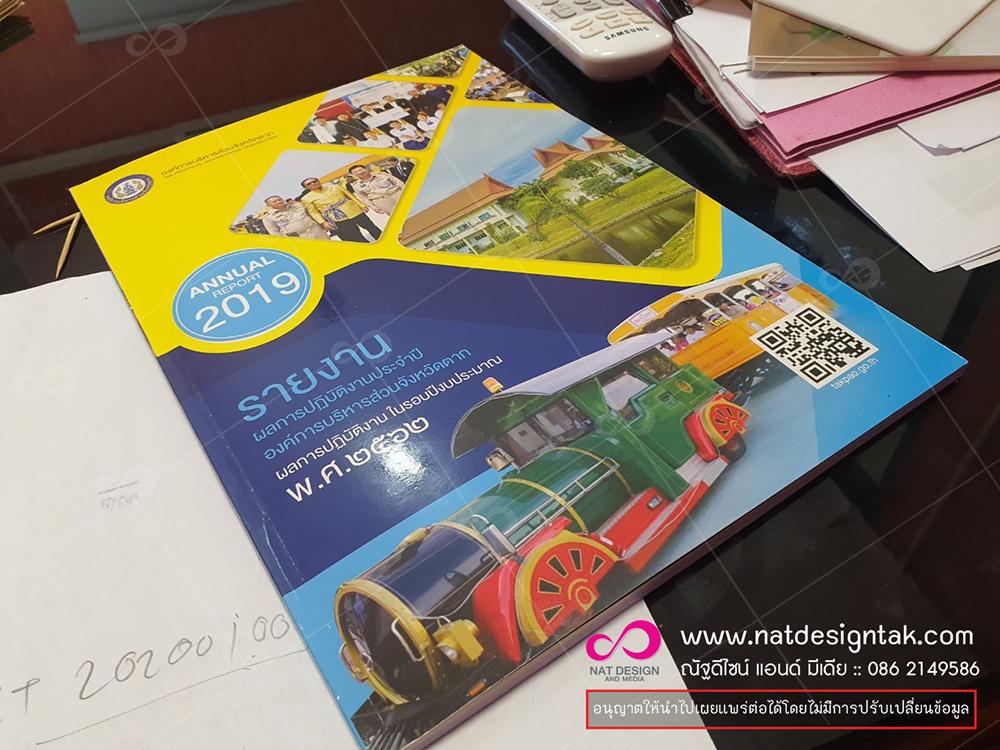 ตัวอย่างหนังสือรายงานประจำปี