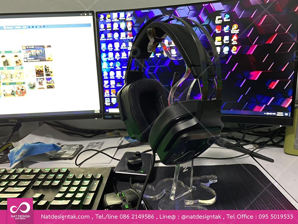 ขาตั้งหูฟังอะคริลิก