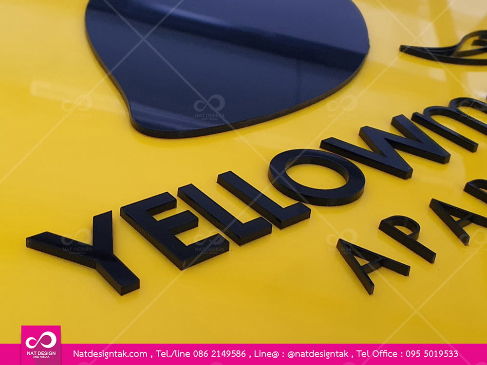 ทำชื่อร้าน รับทําป้ายอะคริลิค โลโก้ ป้ายชื่อร้าน ราคาถูก คุณภาพ