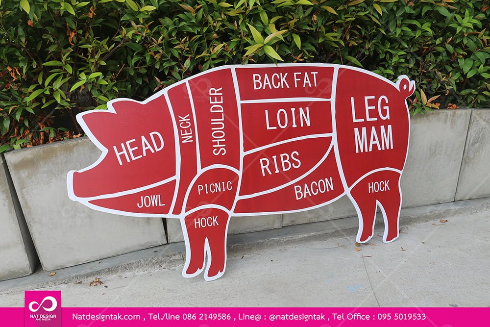 พลาสวูดติดสติ๊กเกอร์ราคาถูก