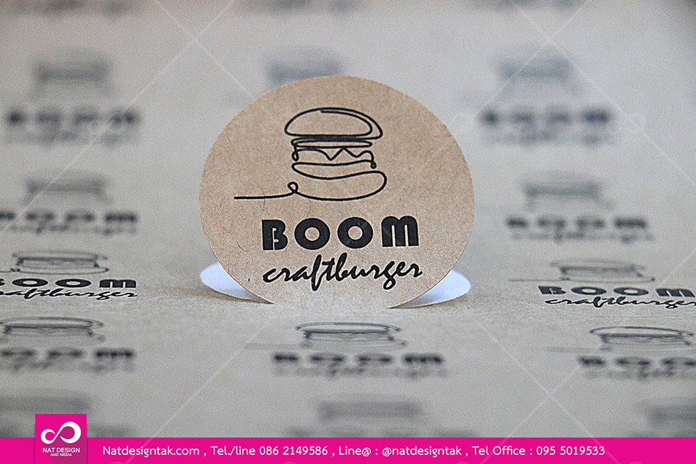 รับทำสติ๊กเกอร์โลโก้พร้อมไดคัท