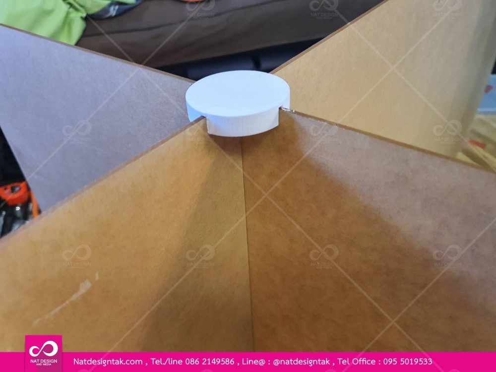 ฉากกั้นอะคริลิคใส (แบบตั้งโต๊ะ)