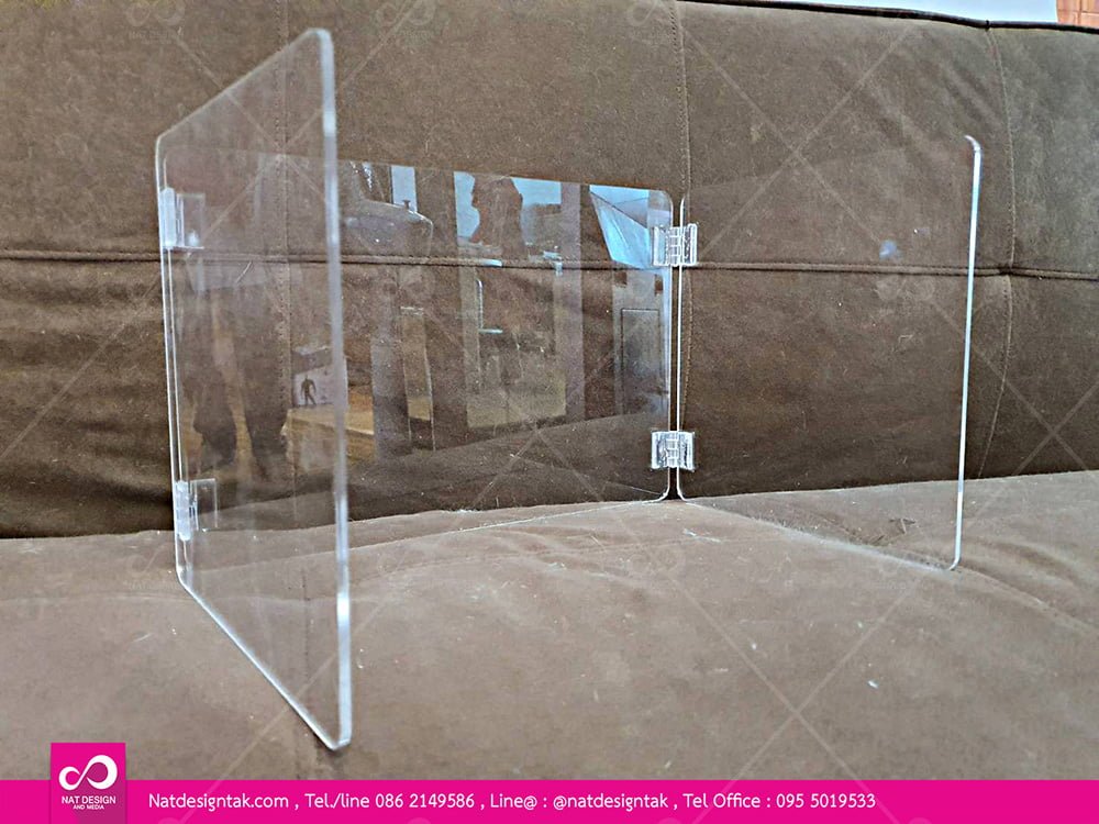 ฉากกั้นโต๊ะนักเรียนพับได้