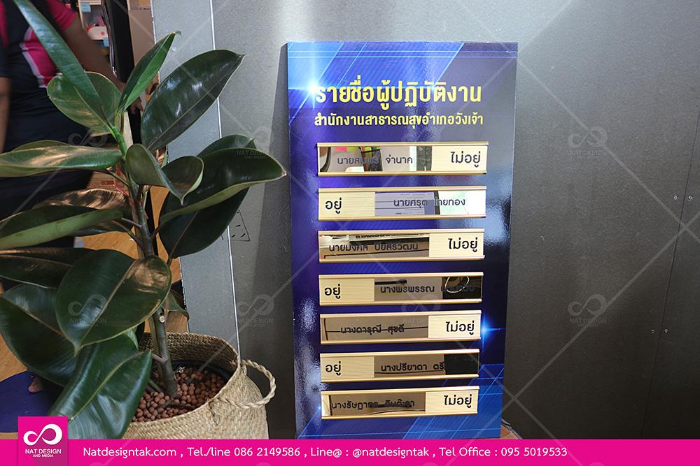 ป้ายแสดงสถานะ