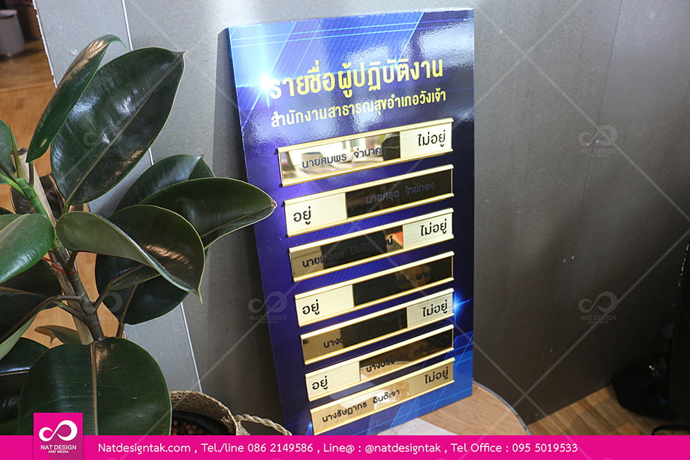 ป้ายแสดงสถานะ