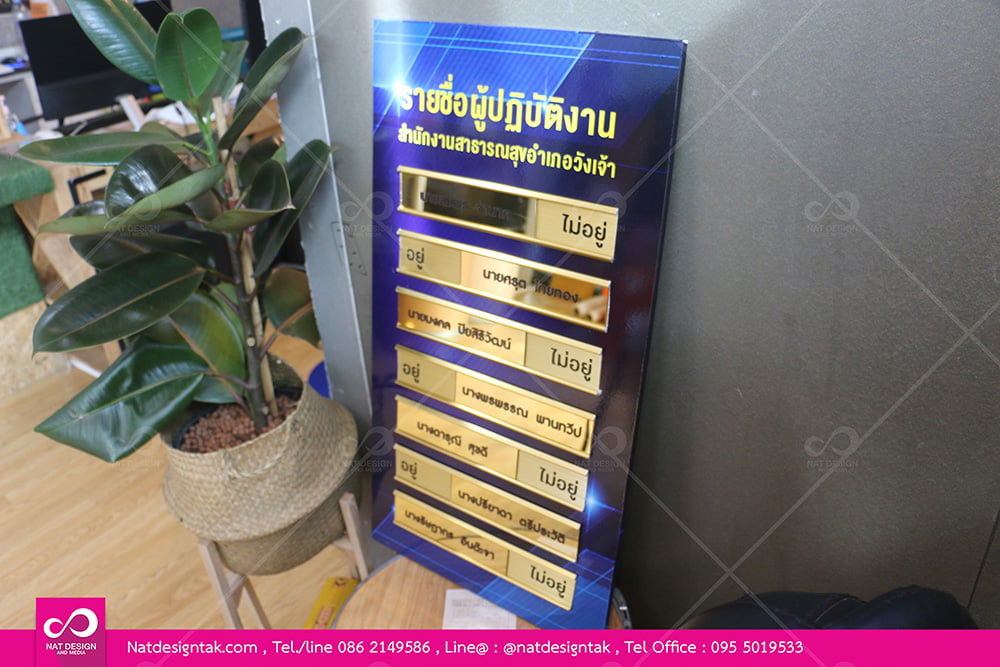 ป้ายแสดงสถานะ