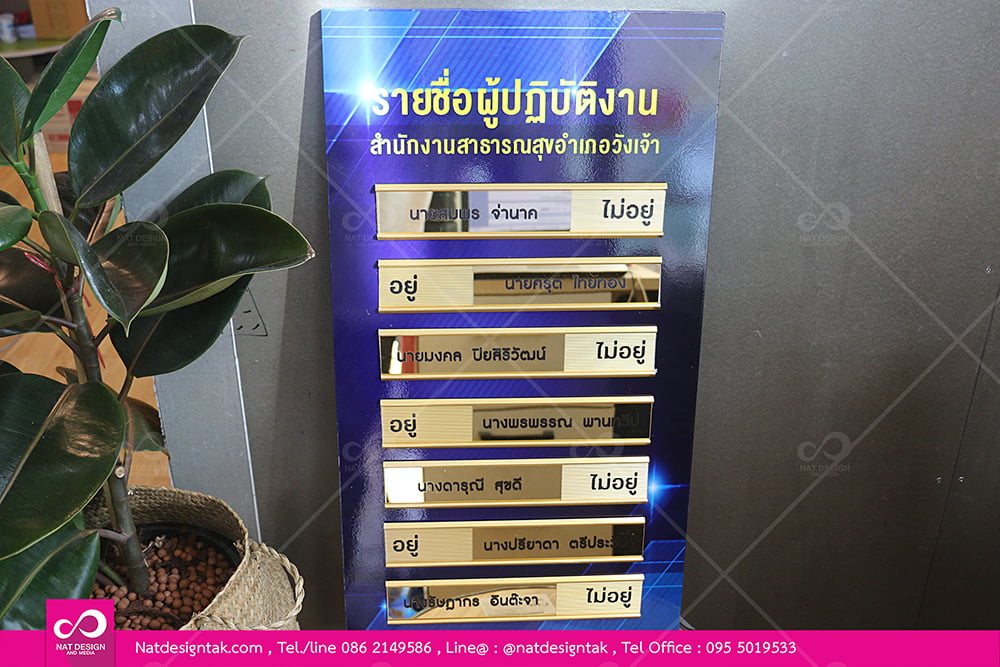 ป้ายแสดงสถานะ