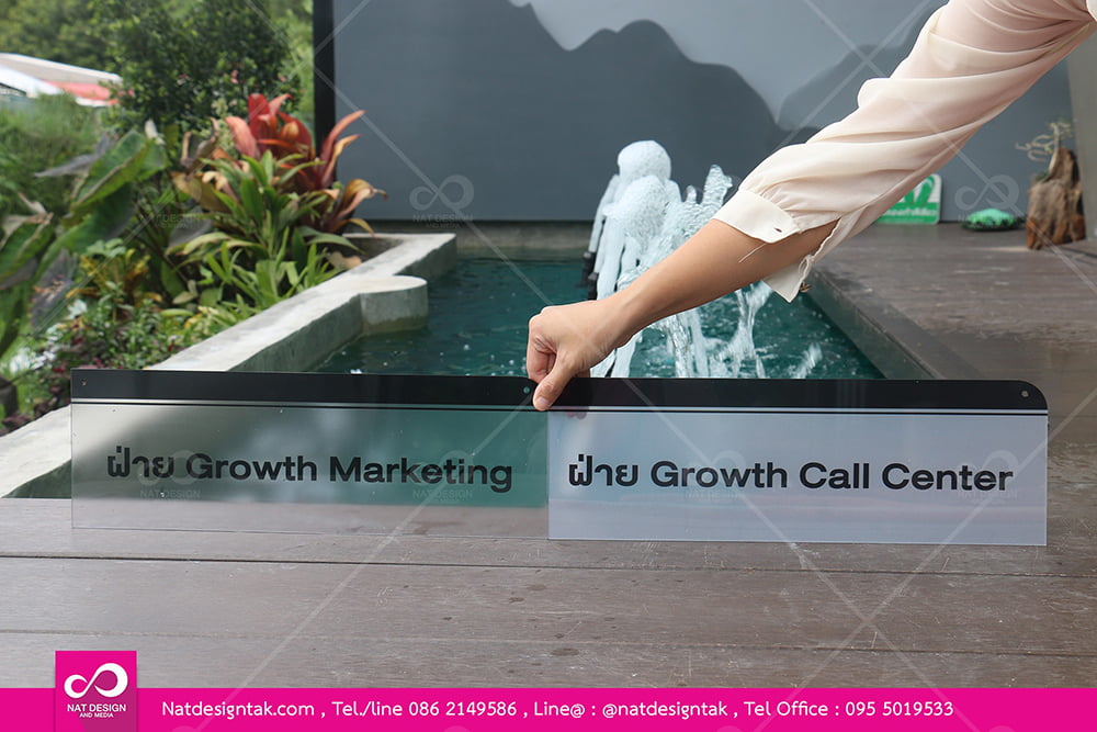 ป้ายแผนกต่างๆ