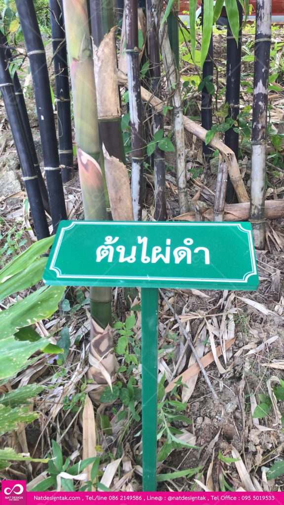 ป้ายชื่อต้นไม้สั่งทำ