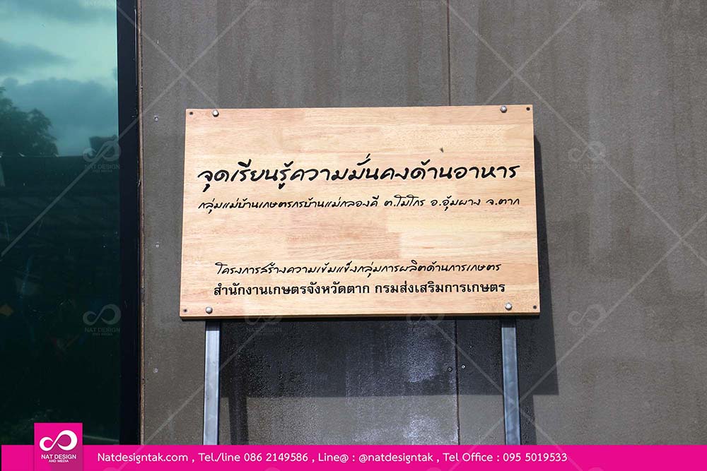 ป้ายไม้ฉลุทำสีสวยๆ