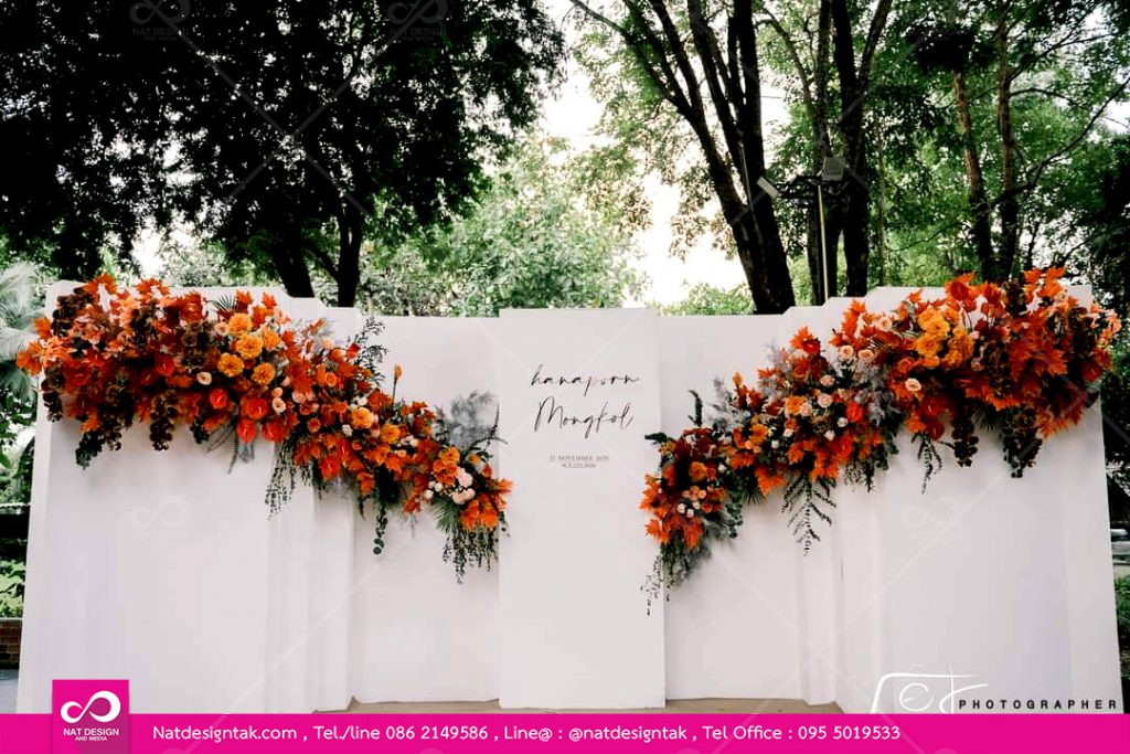 ป้ายตัวอักษรอะคริลิคงานแต่ง