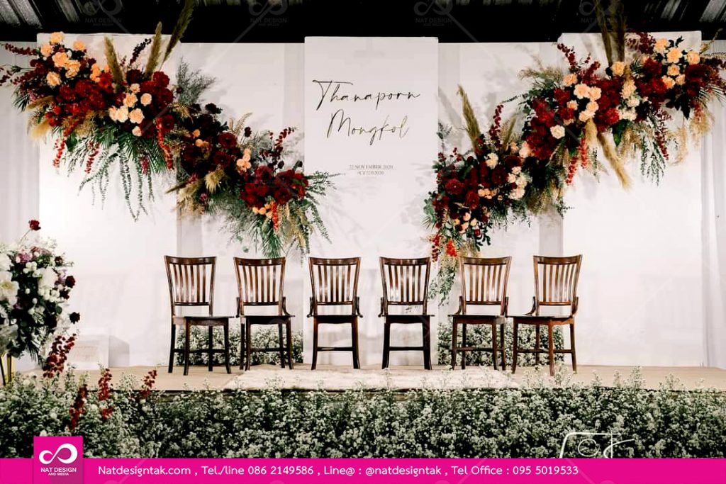 ป้ายตัวอักษรอะคริลิคงานแต่ง