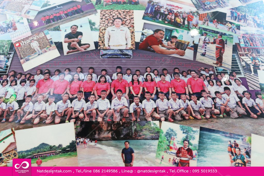 รูปกรอบลอยสติ๊กเกอร์ติดพลาสวูด