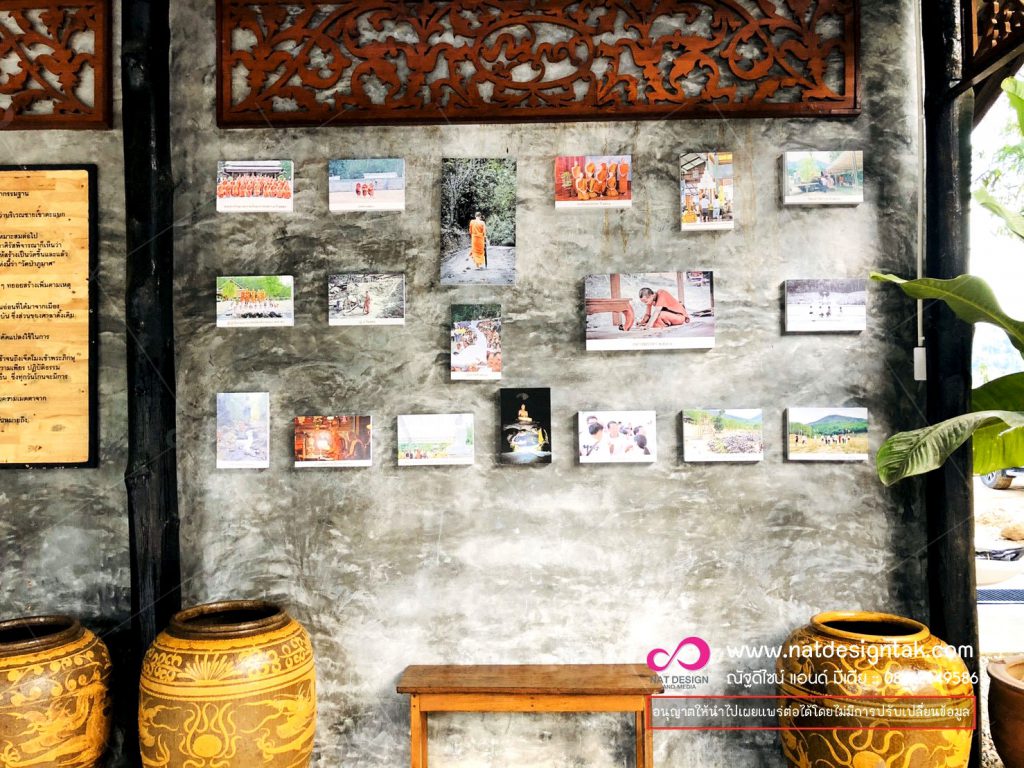 รูปกรอบลอยผ้าแคนวาส