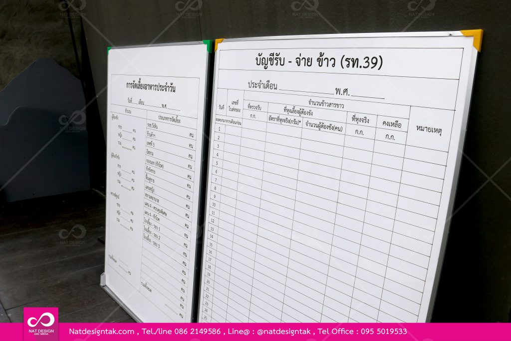 ไวท์บอร์ดตัวอักษรยิงเลเซอร์