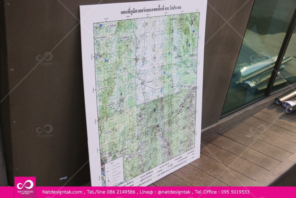 ป้ายสติ๊กเกอร์ติดฟอวส์ พร้อมกรอบอะคริลิคใส
