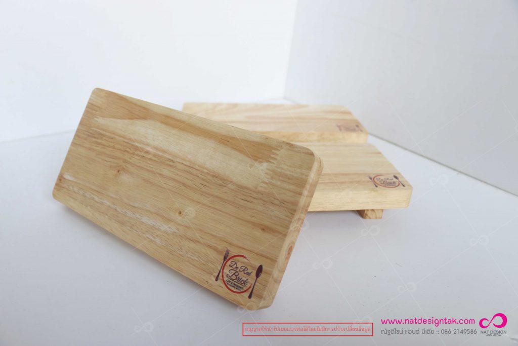 ถาดไม้ De Red Brick