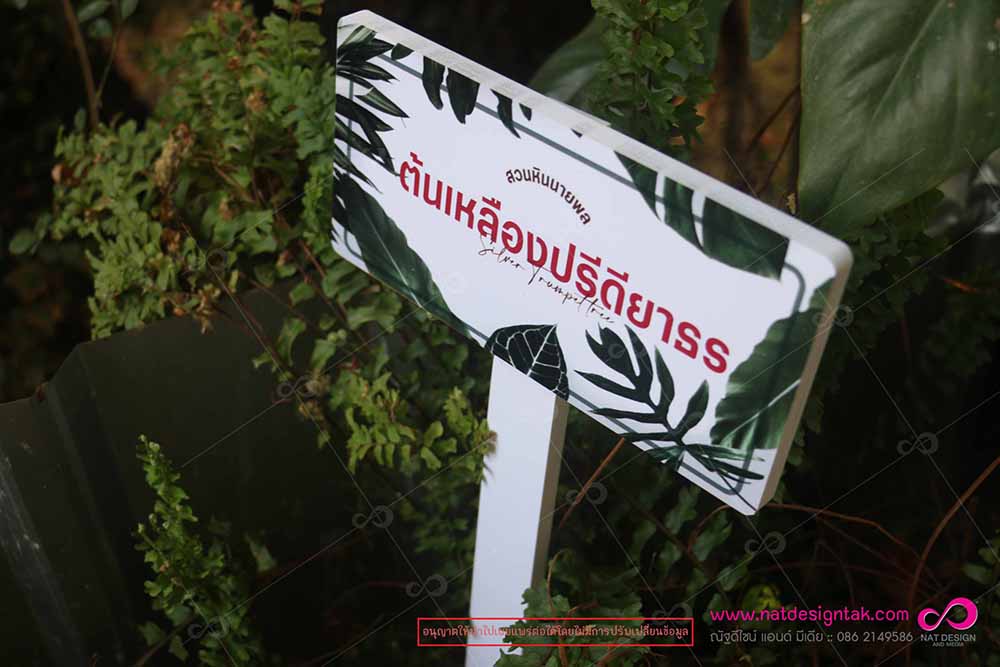 ป้ายชื่อต้นไม้