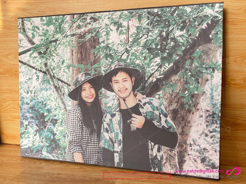 ภาพกรอบลอย ผ้าแคนวาส