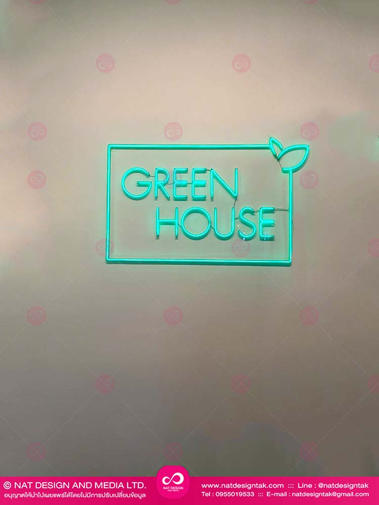 ป้ายไฟติดผนัง คุณภาพดี