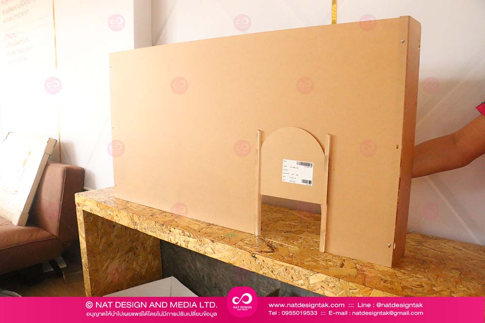 V6AL ฉากกั้นอะครืลิค