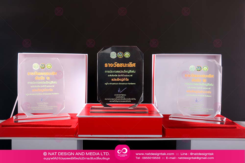 acrylic award plaque