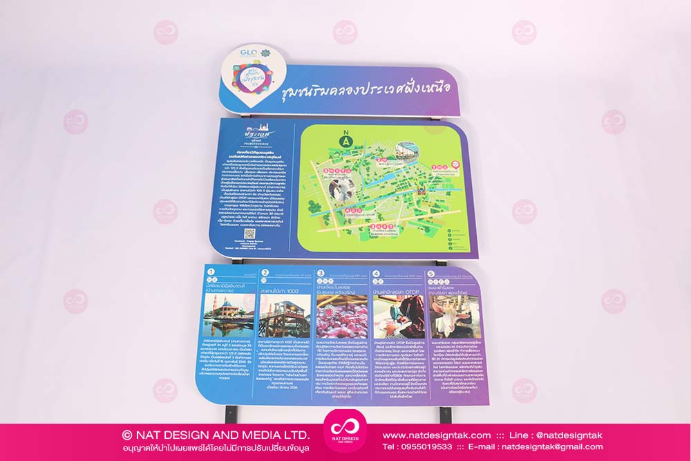 ป้ายสถานที่ท่องเที่ยว