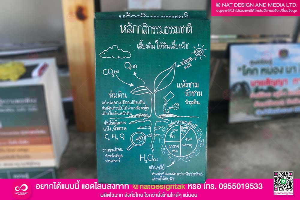 ไวนิลติดโครงไม้