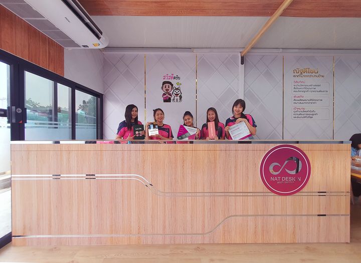 Fast Wall Panels แผ่นปิดหน้าเคาท์เตอร์ด้วย พลาสวูดพิมพ์ลายไม้