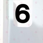 ป้ายตัวเลขติดหน้าห้อง