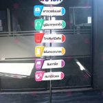 ป้ายเสาเหล็กตั้งหน้าร้าน