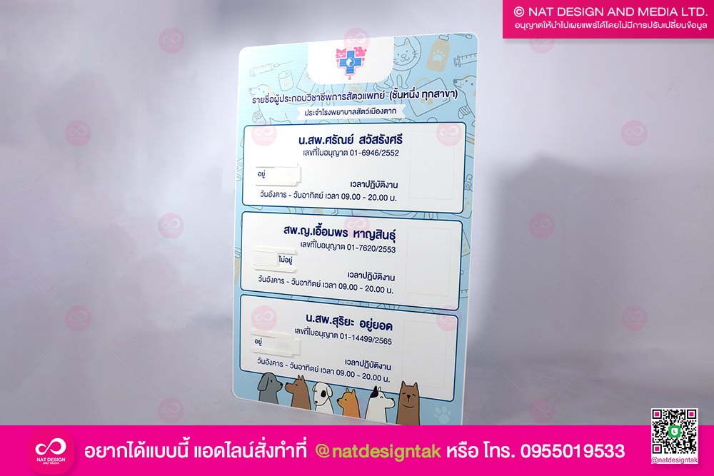 ป้ายฟิวเจอร์บอร์ดพิมพ์ยูวี