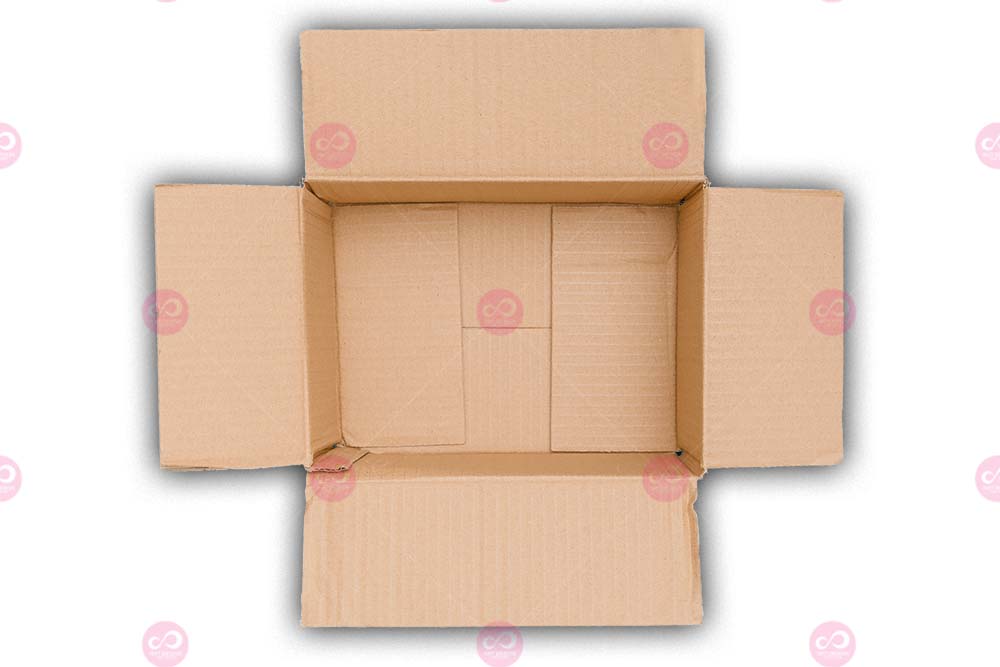 ด้านในกล่องกระดาษ