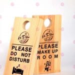 ป้ายแขวนประตูรีสอร์ท