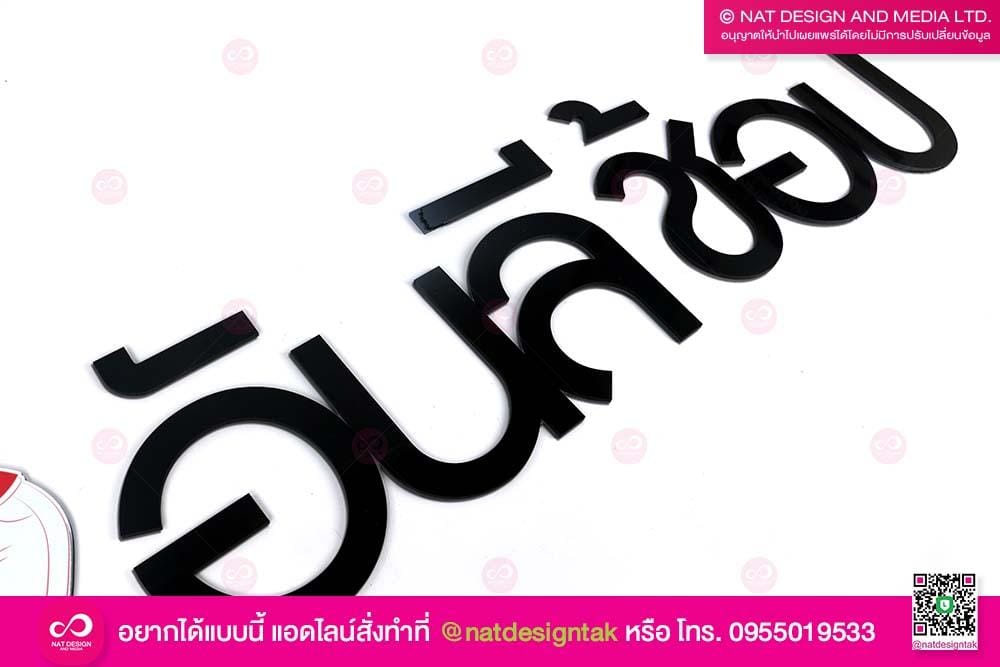 ป้ายตัวอักษร