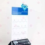 ป้ายอะคริลิคขาว ตั้งโต๊ะ