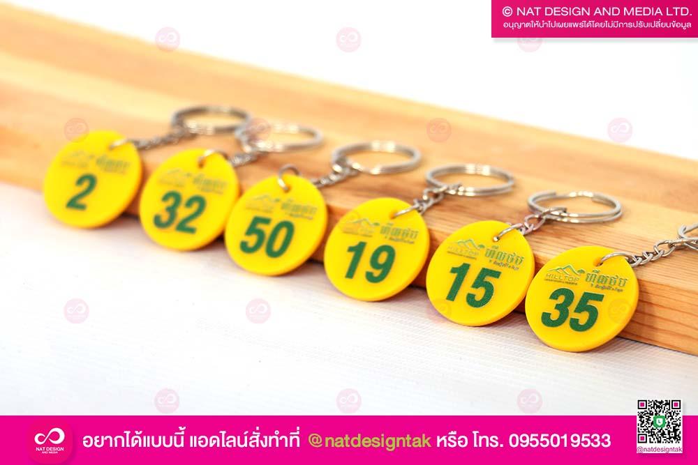 พวงกุญแจหมายเลขห้อง