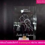 ภาพกรอบลอยอะคริลิคใส