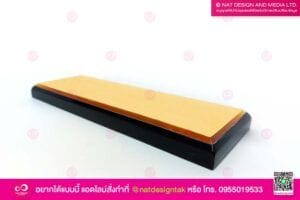 ฐานโล่อะคริลิค ดำทอง