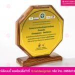 โล่รางวัล 8 เหลี่ยม