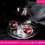 ถาดรองแก้วอะคริลิค