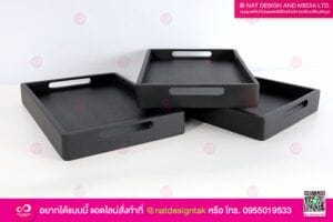 ถาดไม้ขุดหลุม