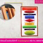 ป้ายฟิวใส่กรอบไม้