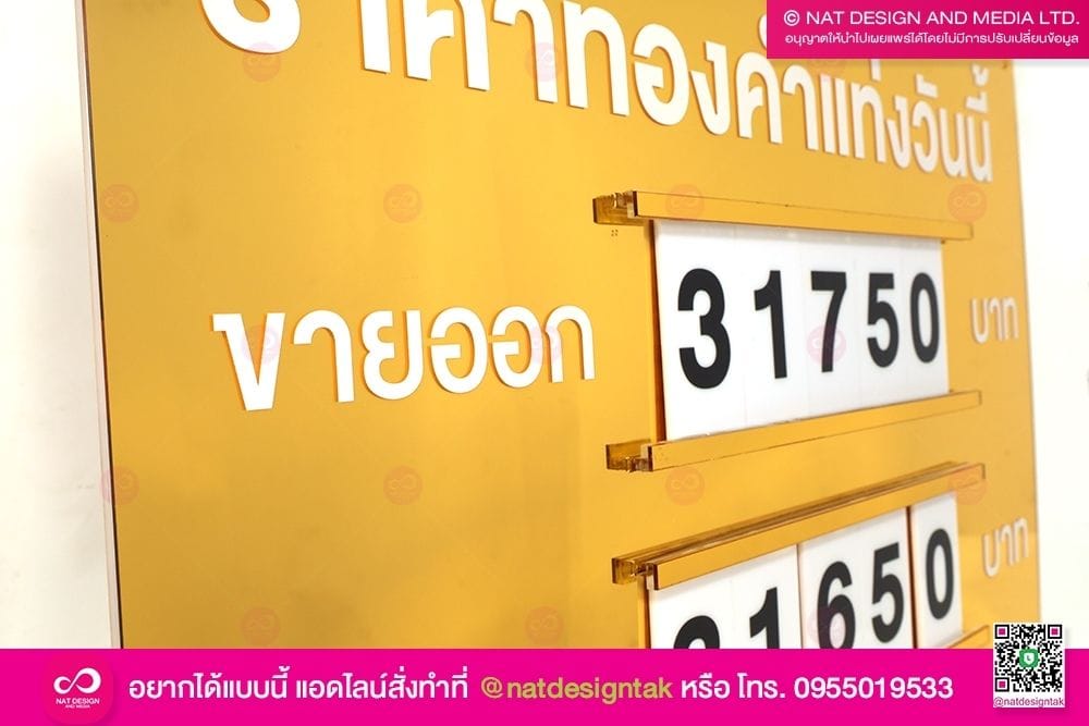 ป้ายเปลี่ยนตัวเลข