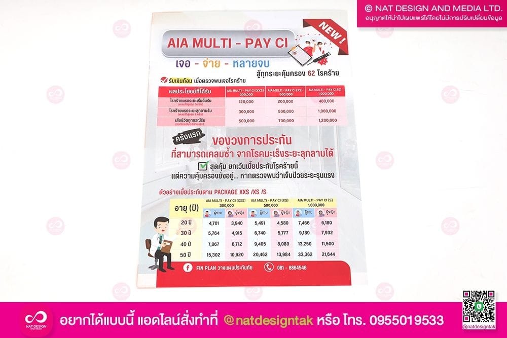 ใบปลิว Fin Plan