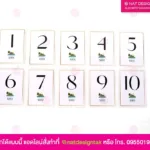 บัตรคิว เคลือบใส ธารา