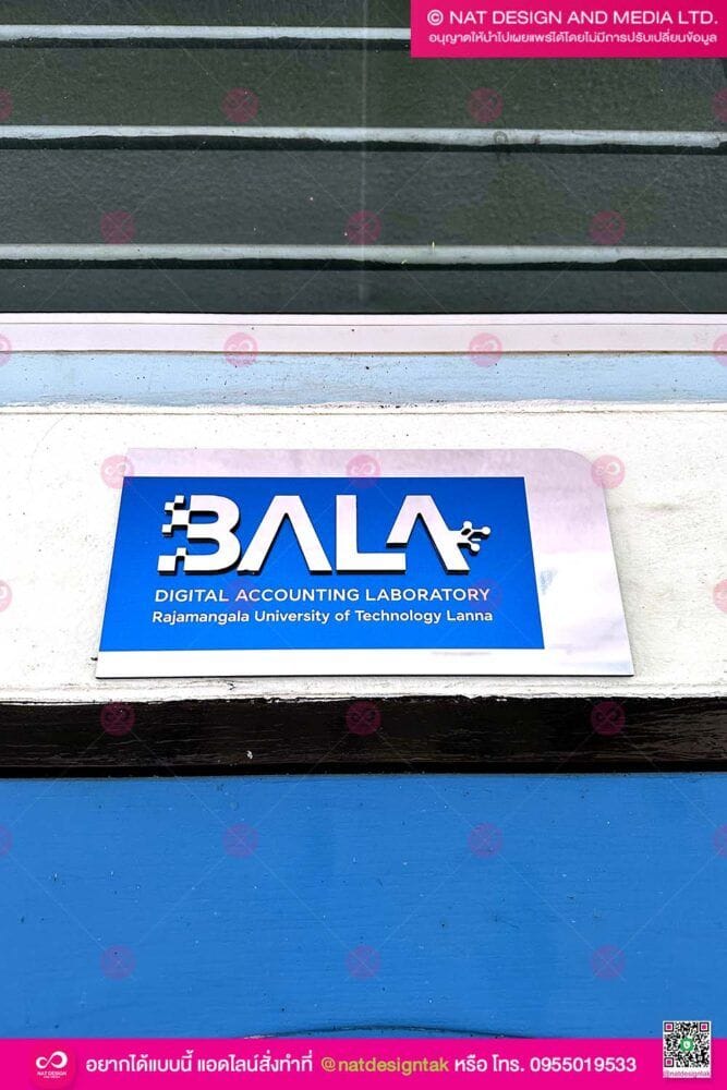 ป้ายติดหน้าห้องเรียน BALA