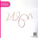 rose gold acrylic letters