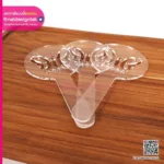 บล็อกโรยผง Clear acrylic